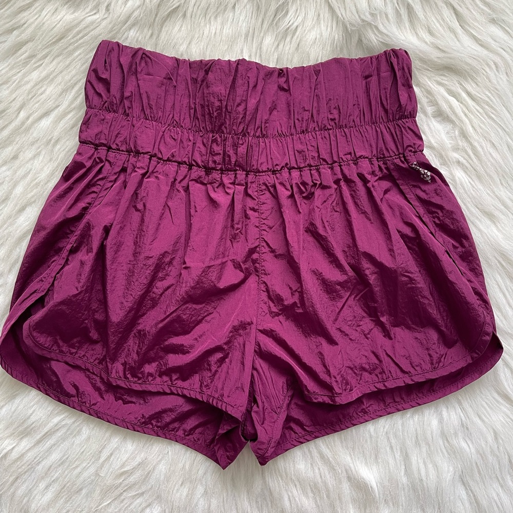 Free People Movement The Way Home ~ Size Large ~ Misty Plum Shorts